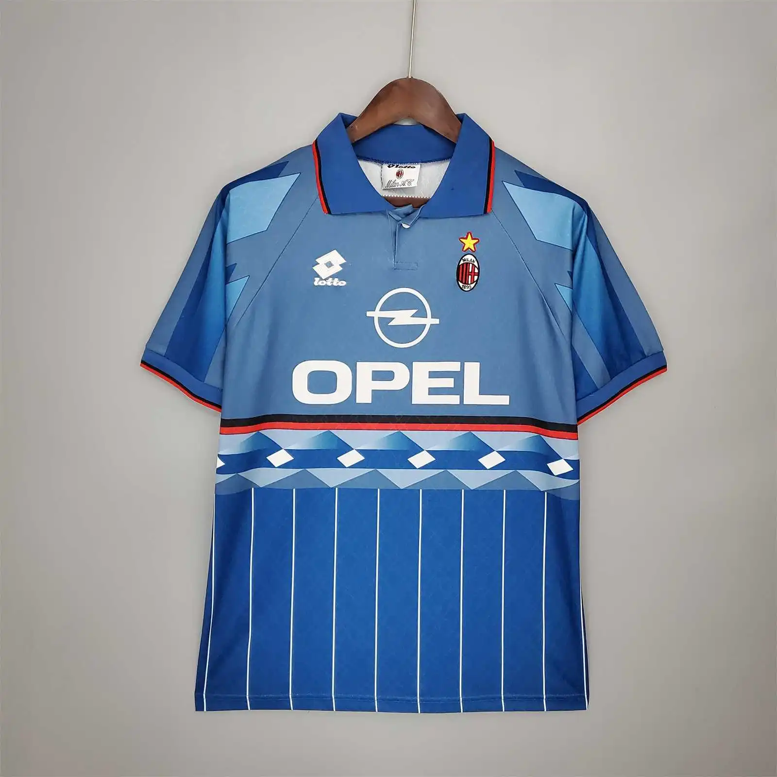 AC Milan Retro Soccer Jersey Fourth Away Custom Shirt 1995/96