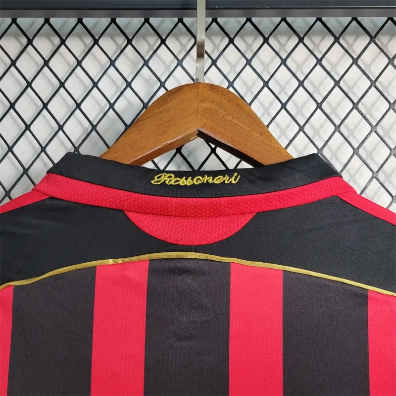 AC Milan Retro Soccer Jersey Home Long Sleeve Custom Shirt 2006/07