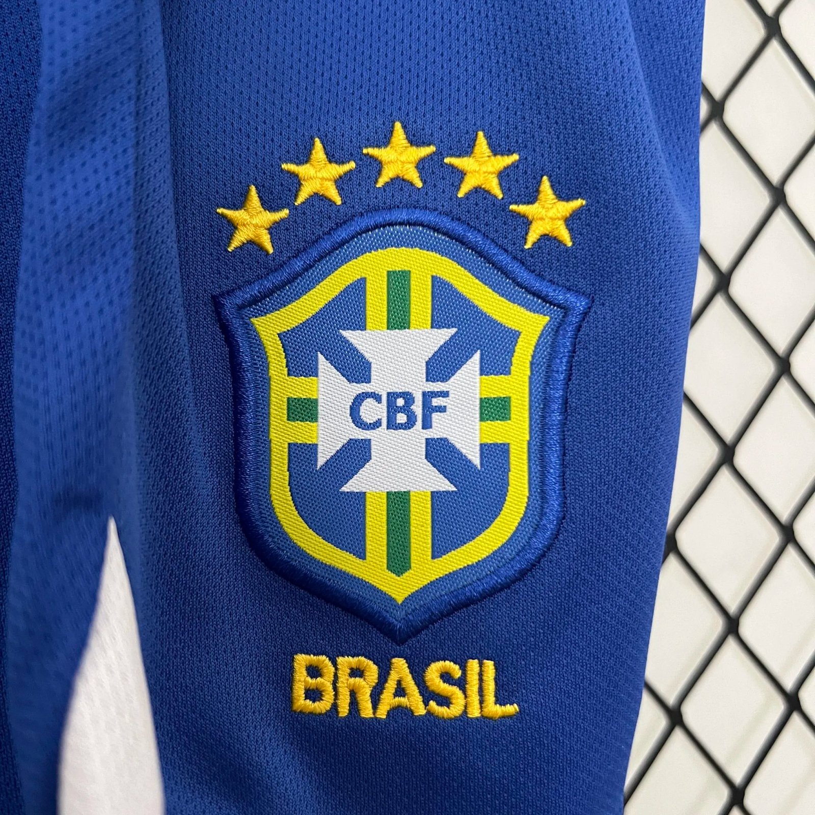 Brazil Retro Jersey Home Uniform Kids Kit Jersey+Shorts 2004