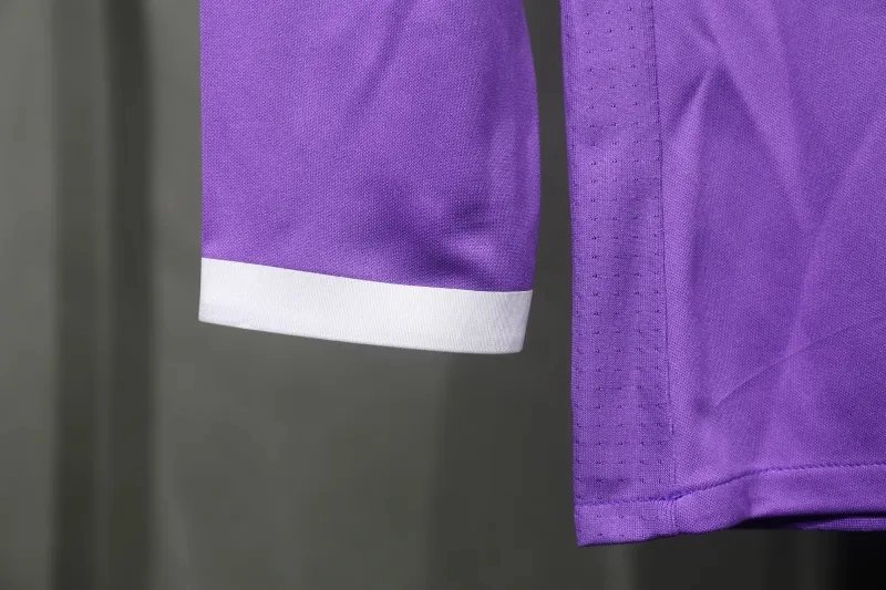 Real Madrid Authentic Retro Jersey Away Long Sleeve Soccer Shirt 2016/17
