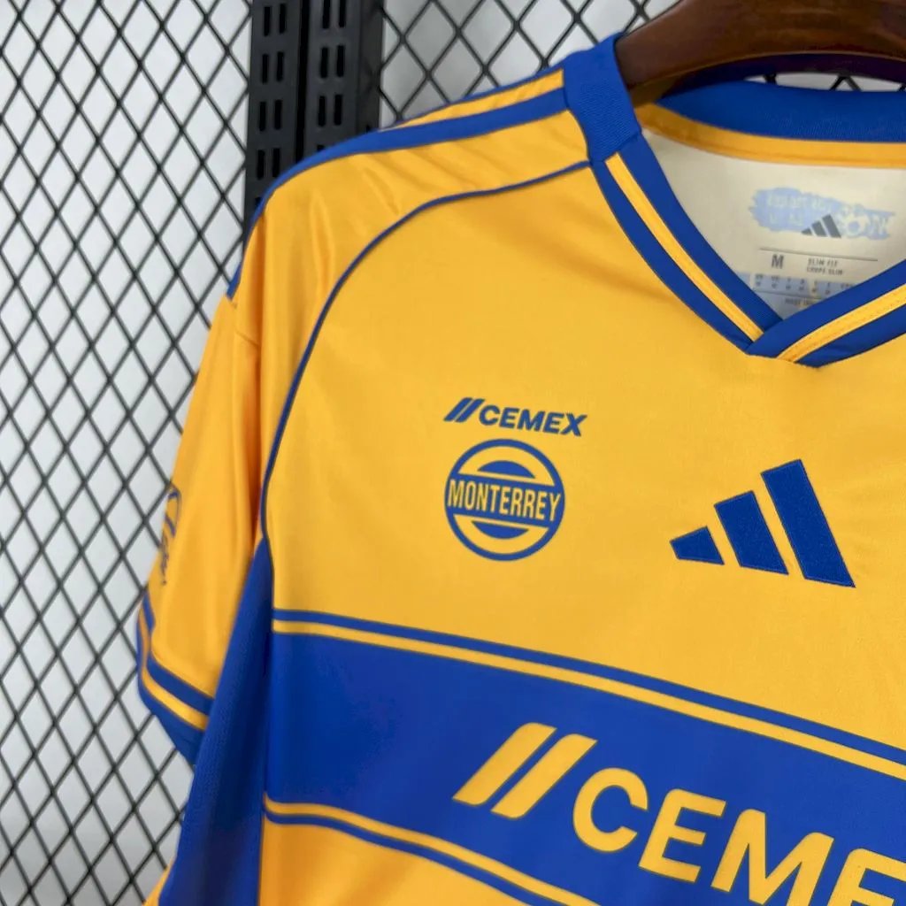 Tigres UANL Soccer Jersey Home Custom Shirt 2025/26