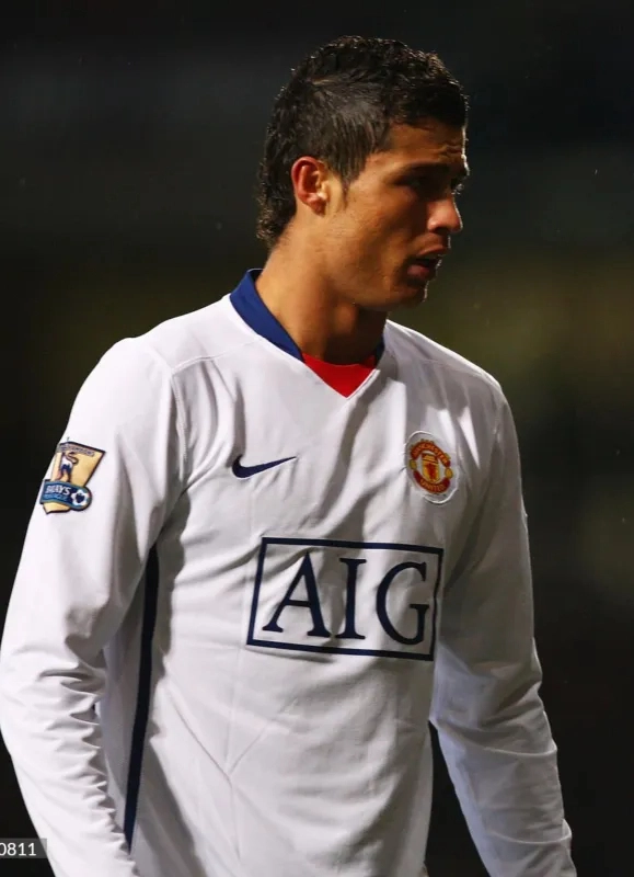 Manchester United Retro Authentic Away Long Sleeve Football Jersey Shirt 2008/09