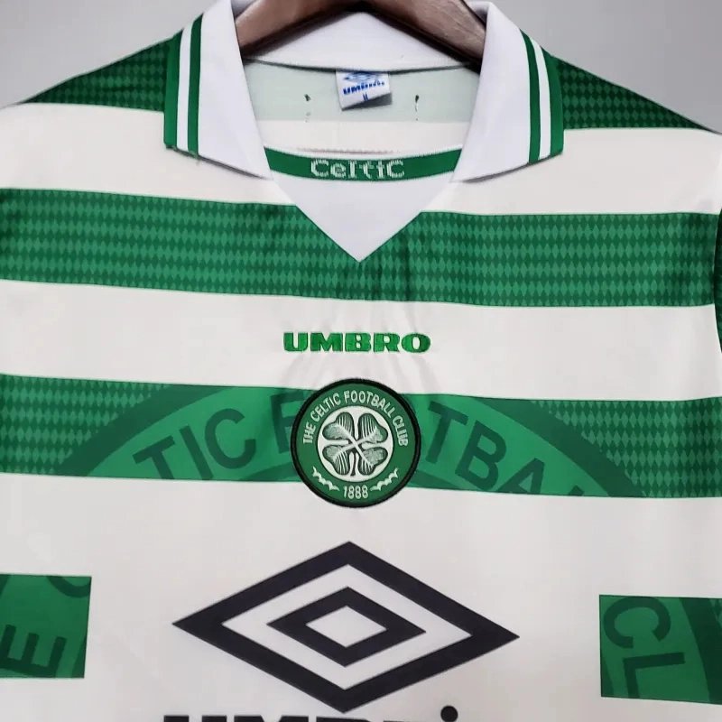 e3ffb0f295c3893952ad3e8bf572c19c8995c771 Celtic Retro Soccer Jersey Home Custom Shirt 1998/99