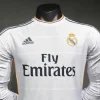 Real Madrid Authentic Retro Jersey Home Long Sleeve Soccer Shirt 2013/14