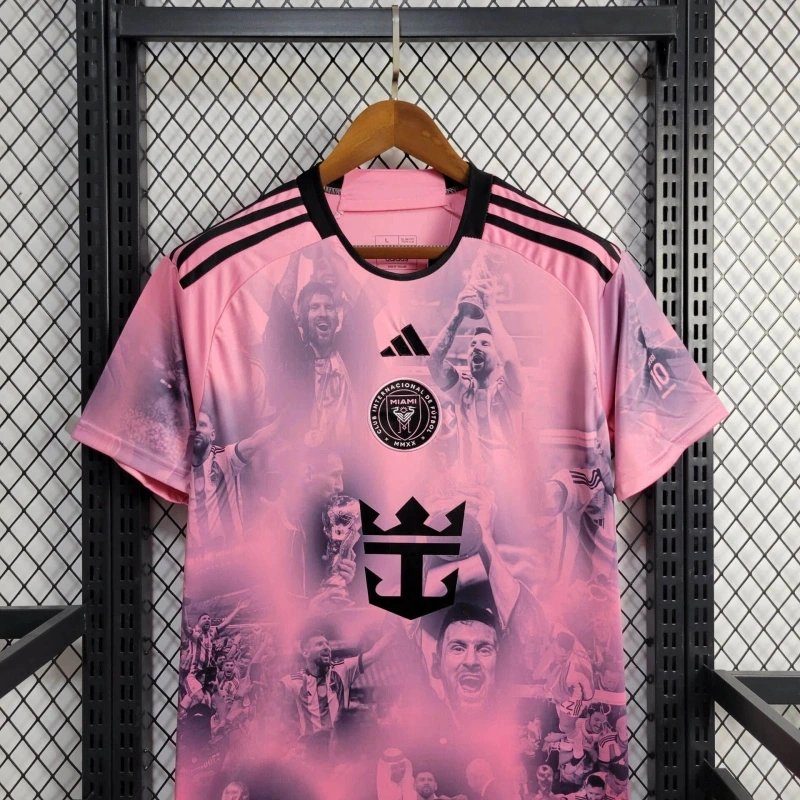 Inter Miami Soccer Jersey Messi Celebration Special Edition Custom Shirt 2024
