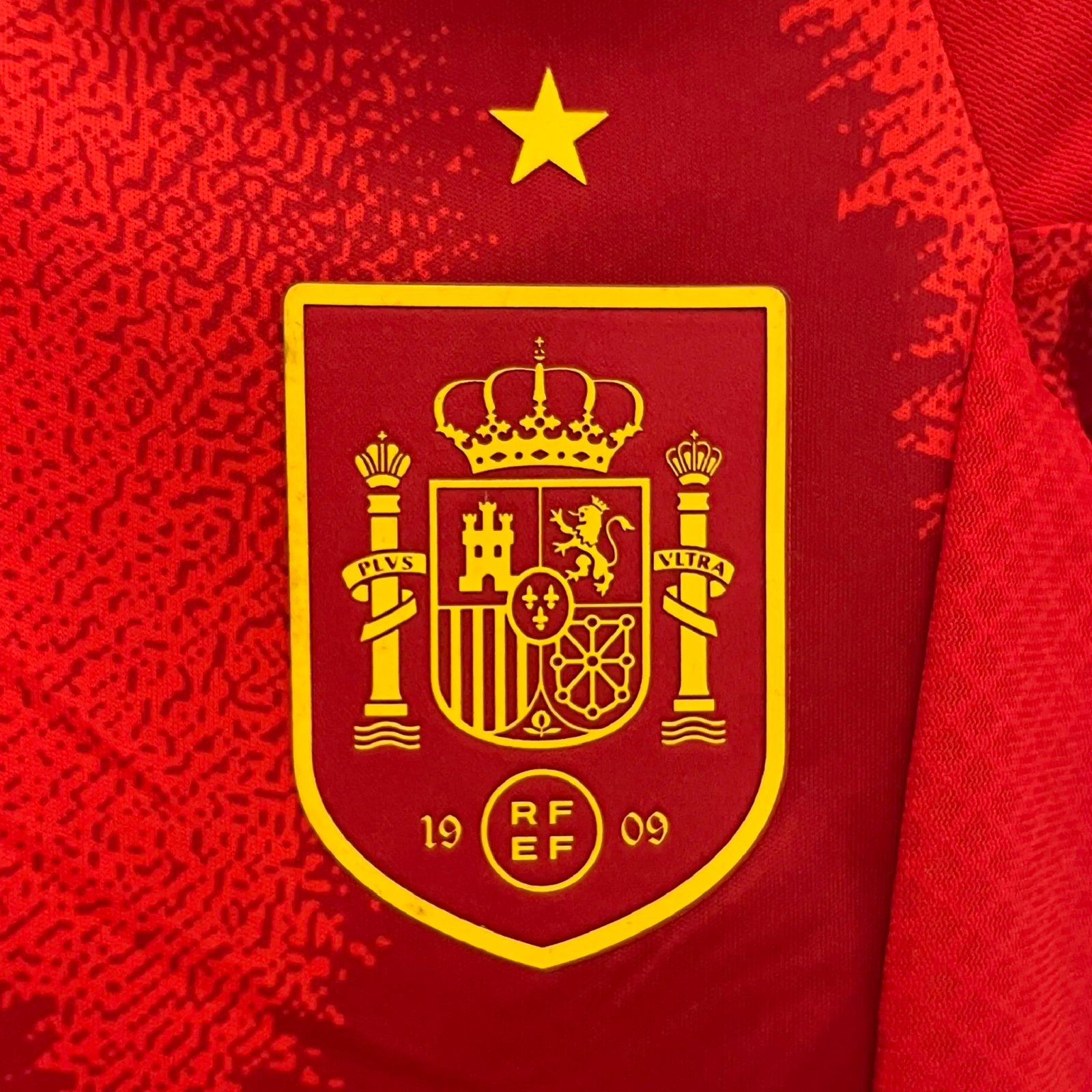 Spain Home Football Uniform Kids Kit Jersey+Shorts EURO 2024