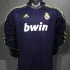 Real Madrid Authentic Retro Jersey Away Long Sleeve Soccer Shirt 2012/13