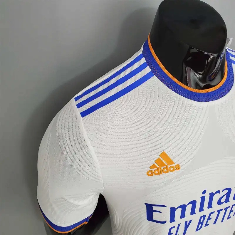 Real Madrid Authentic Retro Jersey Home Soccer Shirt 2021/22