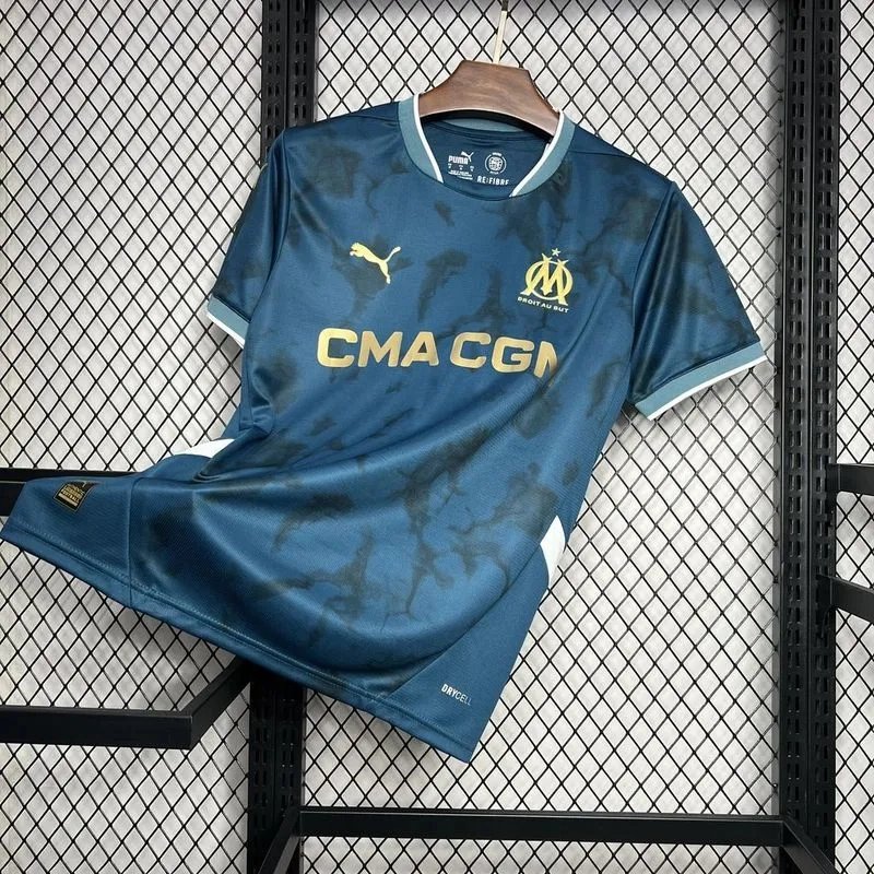 Marseille Soccer Jersey Away Custom Shirt 2024/25