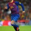 Authentic Barcelona Retro Jersey Home Long Sleeve Soccer Shirt 2011-12