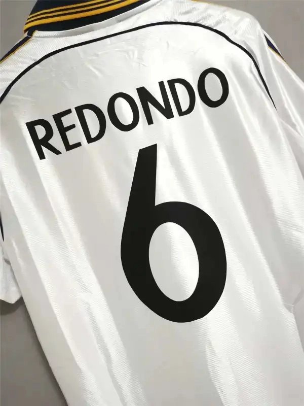 Real Madrid Retro Jersey Home Custom Soccer Shirt 1998-00