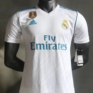 Real Madrid Authentic Retro Jersey Home Soccer Shirt 2017/18