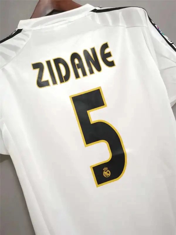 Real Madrid Retro Jersey Home Custom Soccer Shirt 2004-05
