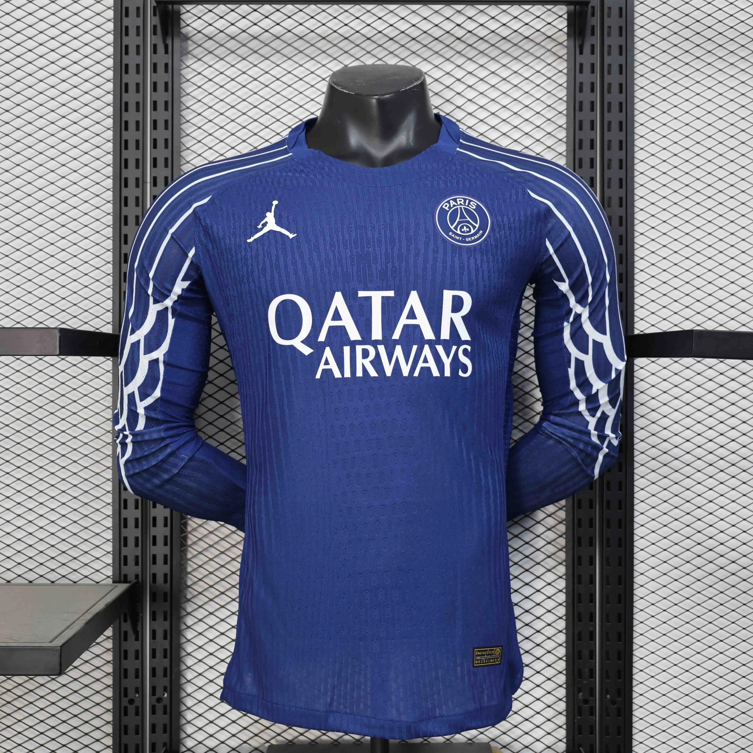 Authentic Soccer Jersey PSG Fourth Away Shirt Long Sleeve 2024/25