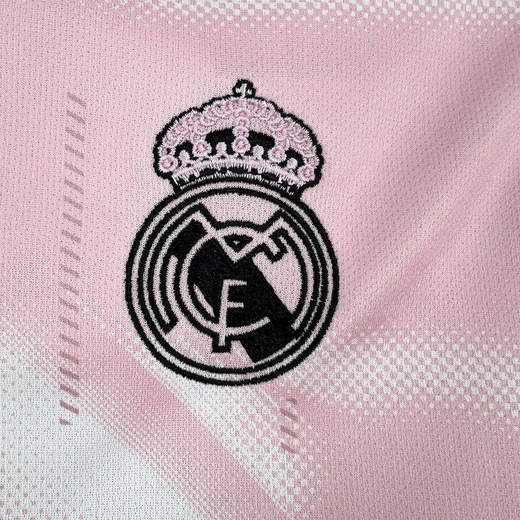Real Madrid Soccer Jersey Pink Special Edition Custom Shirt 2024/25