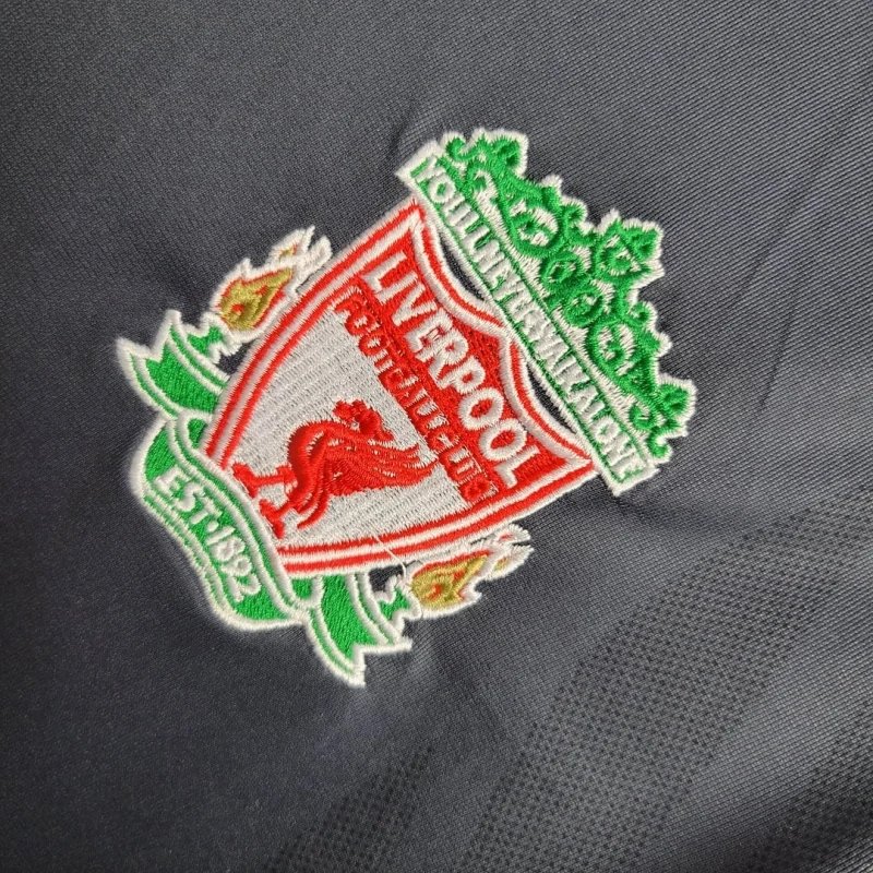 Liverpool Retro Football Jersey Away Long Sleeve Custom Shirt 2009/10