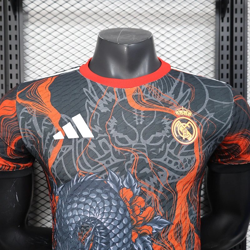 Real Madrid Authentic Soccer Jersey Dragon Special Edition Shirt 2025/26