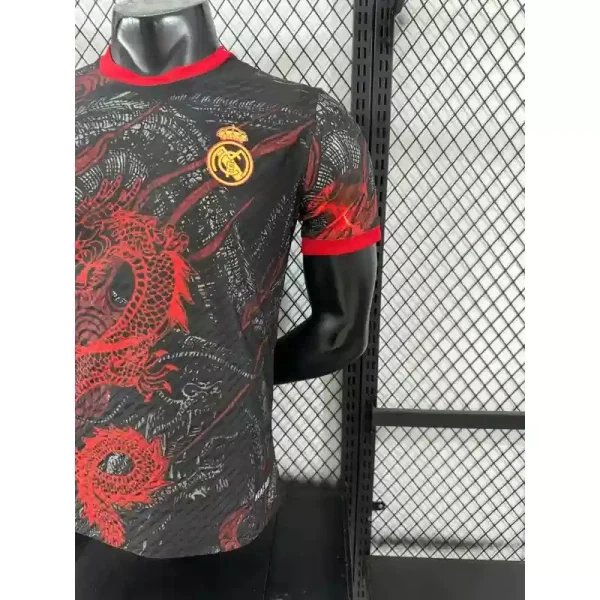 Real Madrid Authentic Soccer Jersey Red Dragon Special Edition Shirt 2025/26