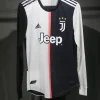 Juventus Authentic Soccer Jersey Home Long Sleeve Shirt 2019-20