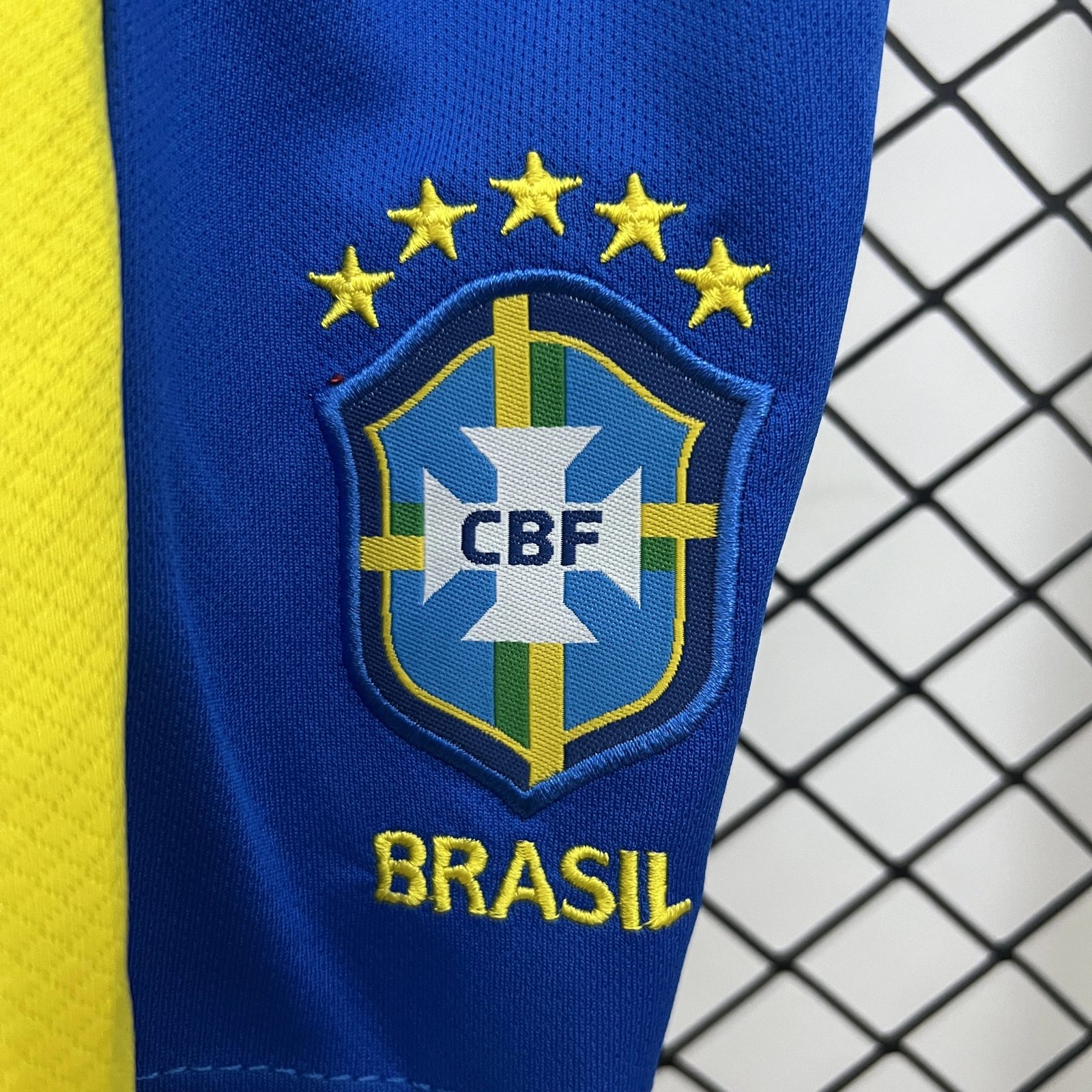 Brazil Home Soccer Uniform Kids Kit Jersey+Shorts 2025