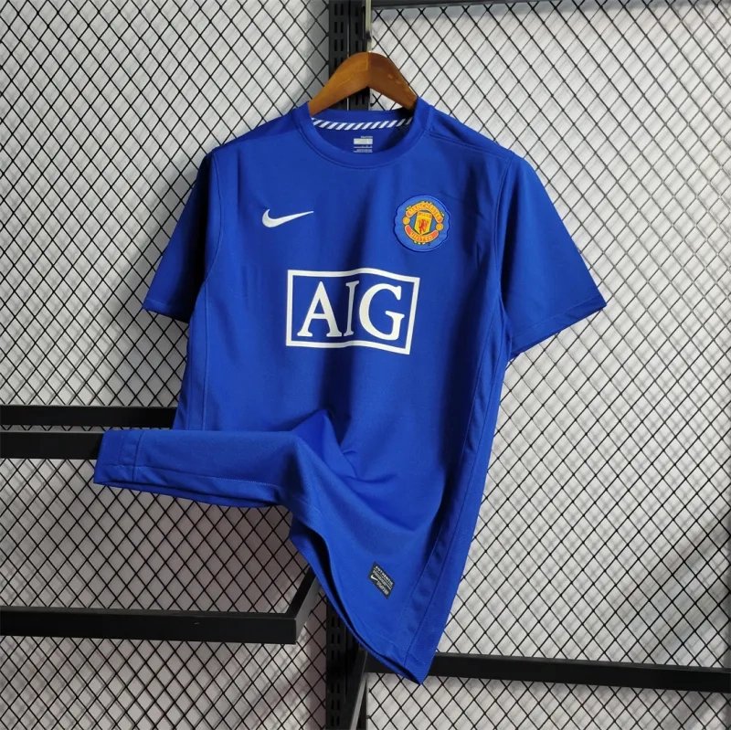 Ronaldo #7 Manchester United Retro Home Football Jersey Shirt 2008/09