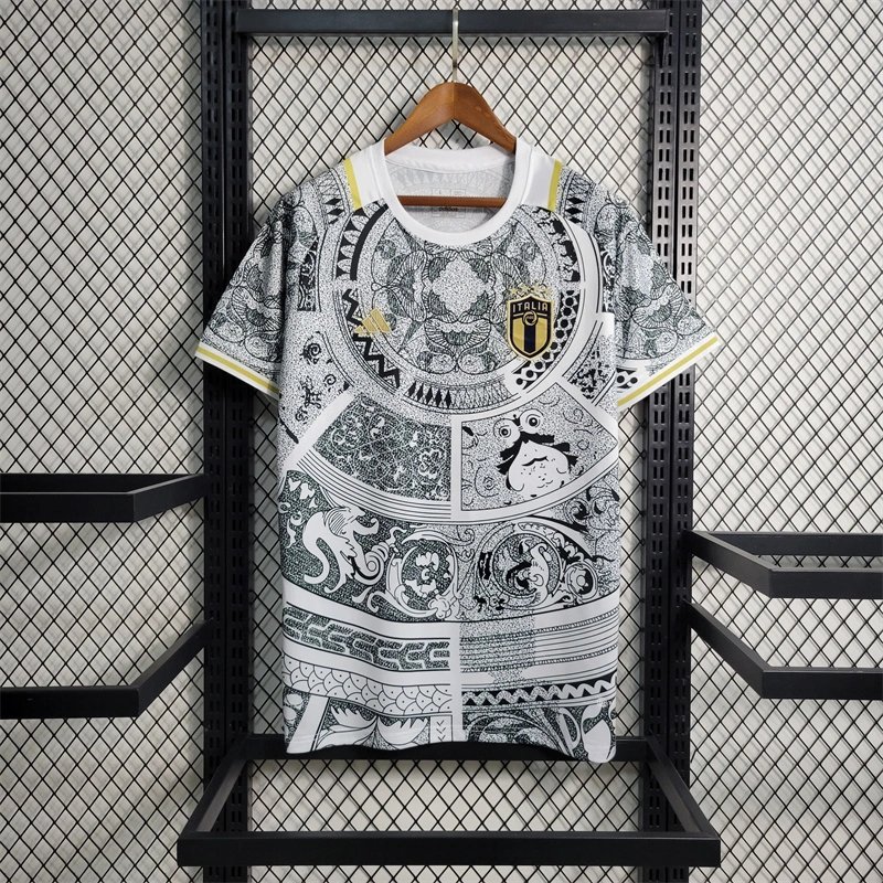 Italy Soccer Jersey White Special Edition Custom Shirt 2024