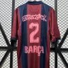 CJ X FC BARCELONA RETRO 2000/01 HOME SKELETON JERSEY
