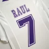 Real Madrid Retro Jersey Home Custom Soccer Shirt 1997-98