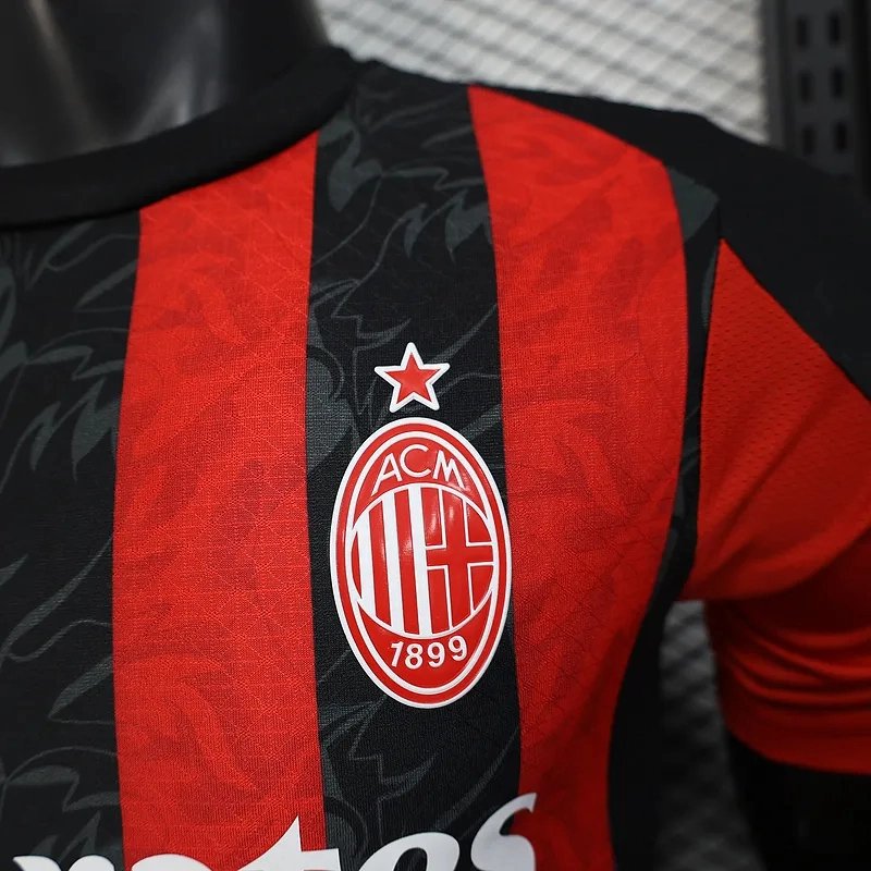 AC Milan Authentic Soccer Jersey Home Shirt 2025/26