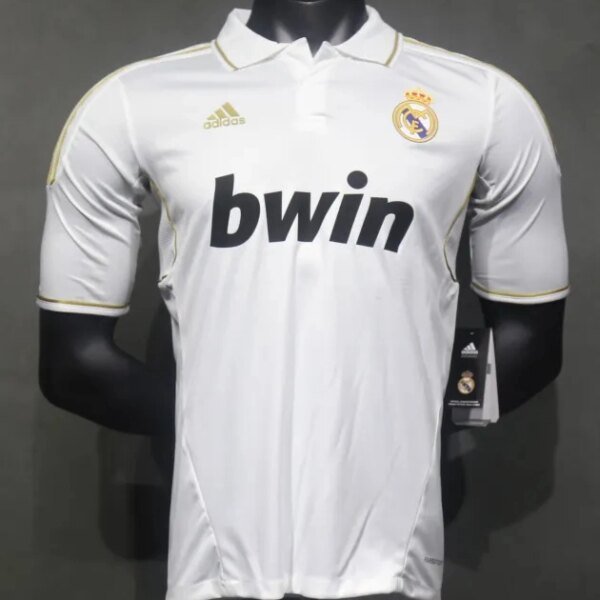 Real Madrid Authentic Retro Jersey Home Soccer Shirt 2011/12