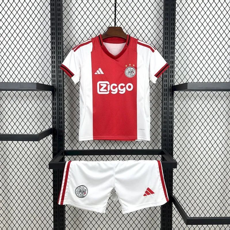 Ajax Home Kids Kit Jerseys+Shorts 2025/26