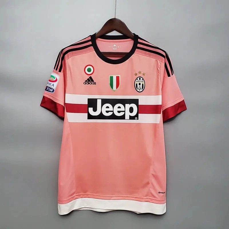 Juventus Retro Soccer Jersey Away Custom Shirt 2015-16