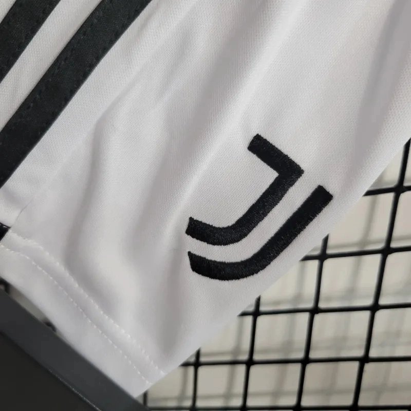 Juventus Soccer Jersey Away Kids Kit Jersey+Shorts 2023/24