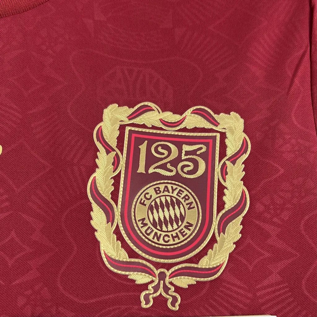 Bayern Munich Soccer Jersey 125th Anniversary Beckenbauer Cup Shirt 2025/26