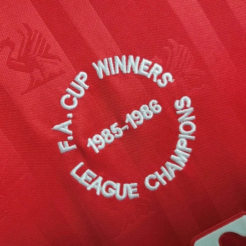 Liverpool Retro Football Jersey Home Custom Shirt 1985-86