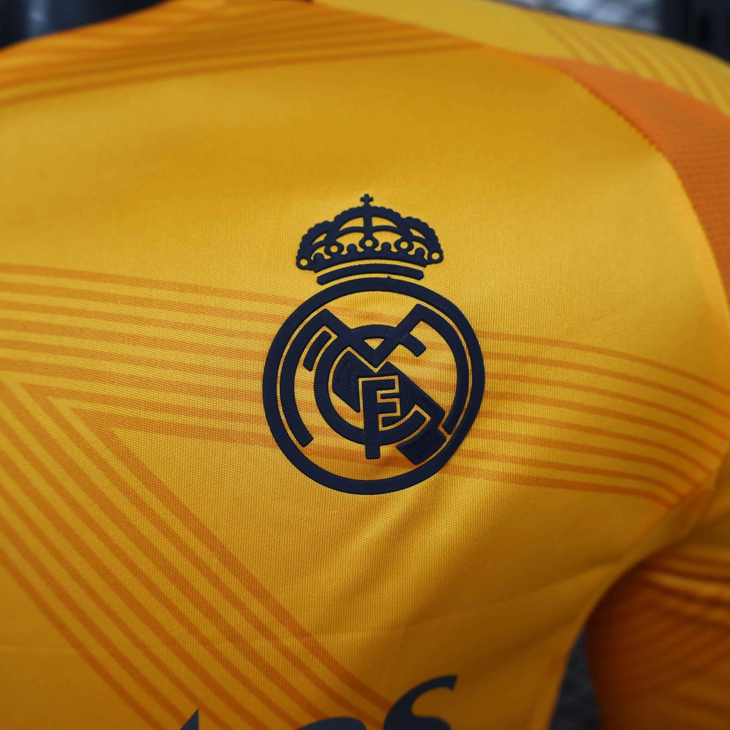 Real Madrid Authentic Soccer Jersey Away Shirt Long Sleeve 2024/25